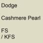 Preview: Dodge, Cashmere Pearl, FS / KFS.